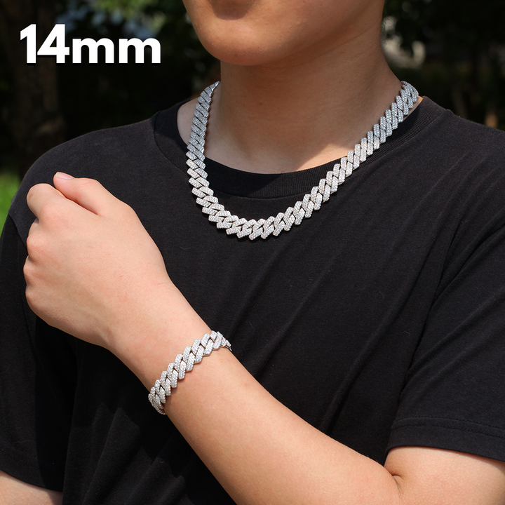 Glacial Cuban Chain Silver