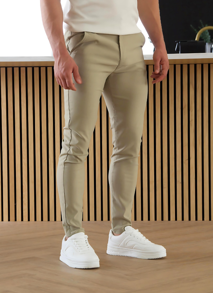 Lightweight chino pants - Beige