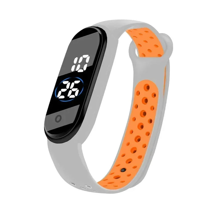 Sports Watch Led Digital Waterproof Silicone