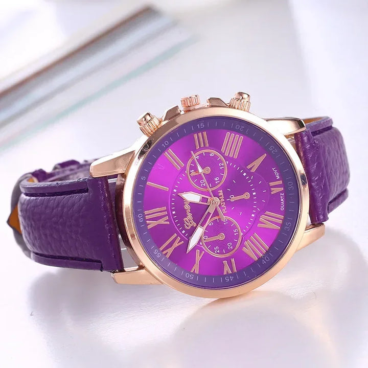 Watches Top Brand Luxury Woman Watch Leather Waterproof