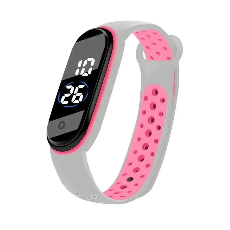 Sports Watch Led Digital Waterproof Silicone