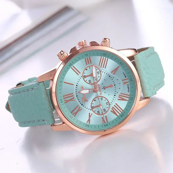 Watches Top Brand Luxury Woman Watch Leather Waterproof