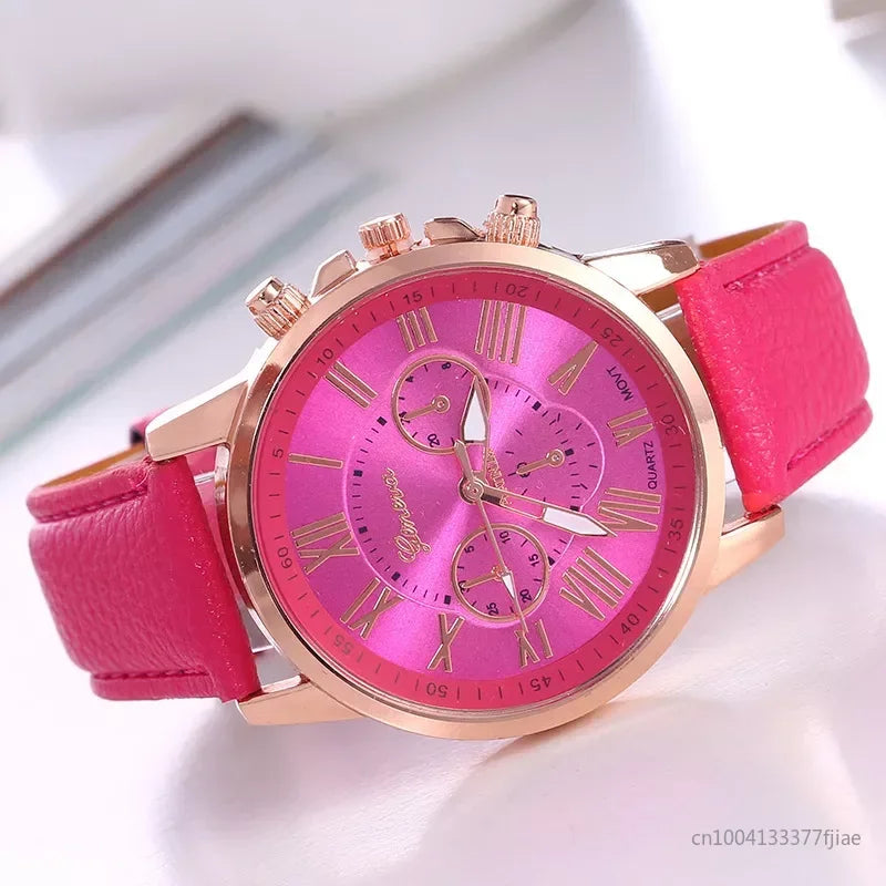 Watches Top Brand Luxury Woman Watch Leather Waterproof