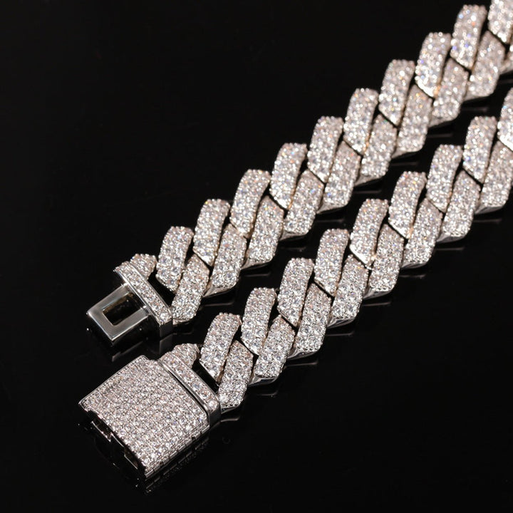 Glacial Cuban Chain Silver