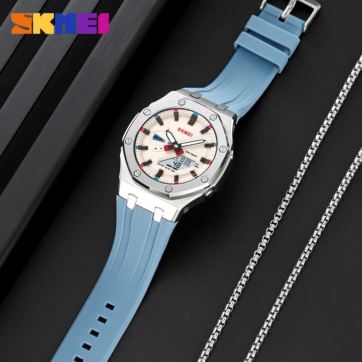 SKMEI 2243 Watch Multi functional Sports Waterproof Night Glow