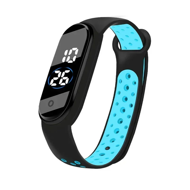 Sports Watch Led Digital Waterproof Silicone