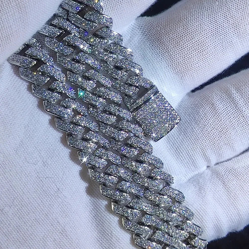 Glacial Cuban Chain Silver