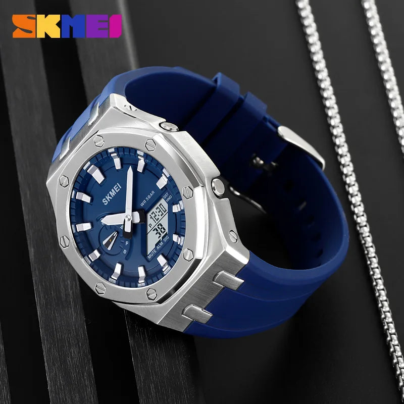 SKMEI 2243 Watch Multi functional Sports Waterproof Night Glow