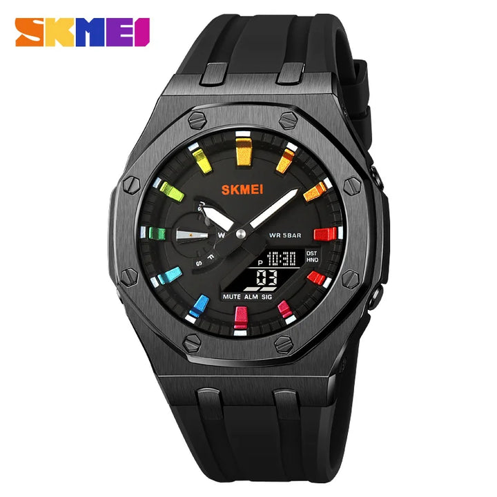 SKMEI 2243 Watch Multi functional Sports Waterproof Night Glow