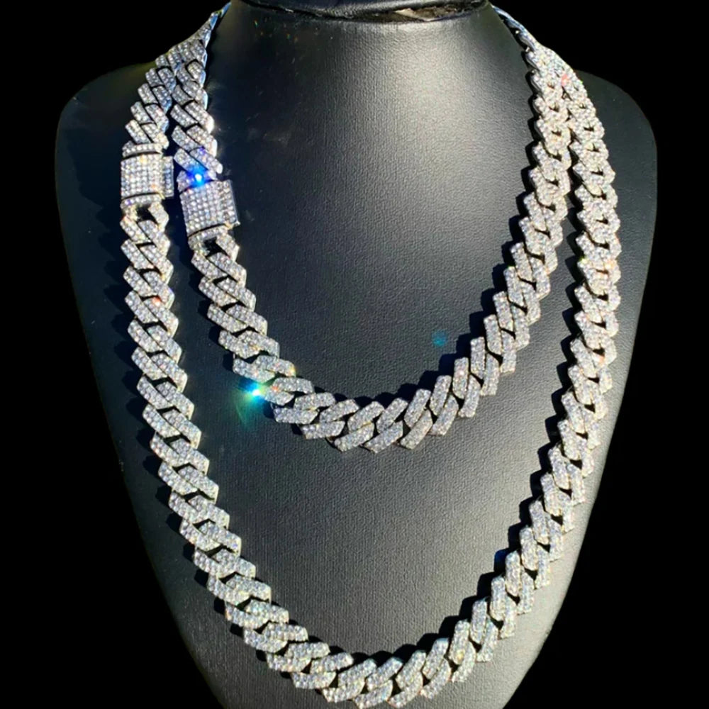 Glacial Cuban Chain Silver