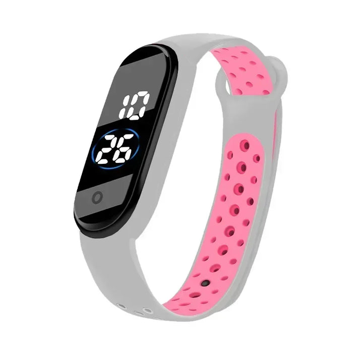 Sports Watch Led Digital Waterproof Silicone