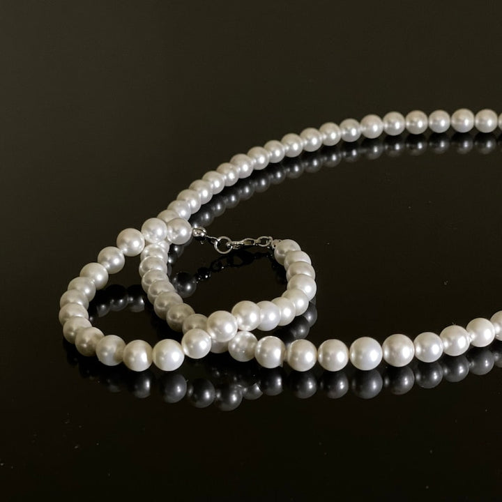 Pearl Prestige Set - Necklace and Bracelet