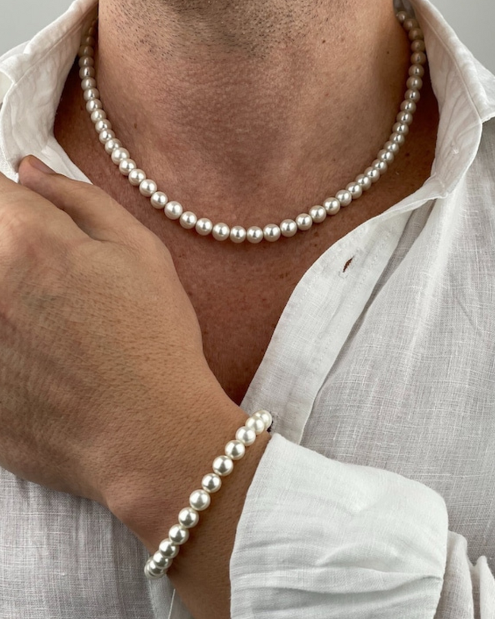 Pearl Prestige Set - Necklace and Bracelet